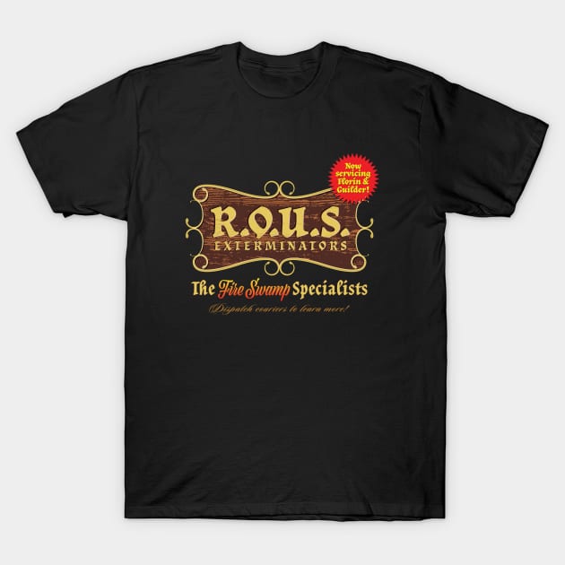 R.O.U.S. Exterminators T-Shirt by CuriousCurios